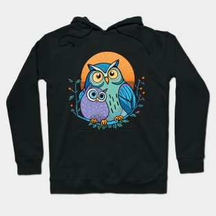 mommy and baby owl Hoodie